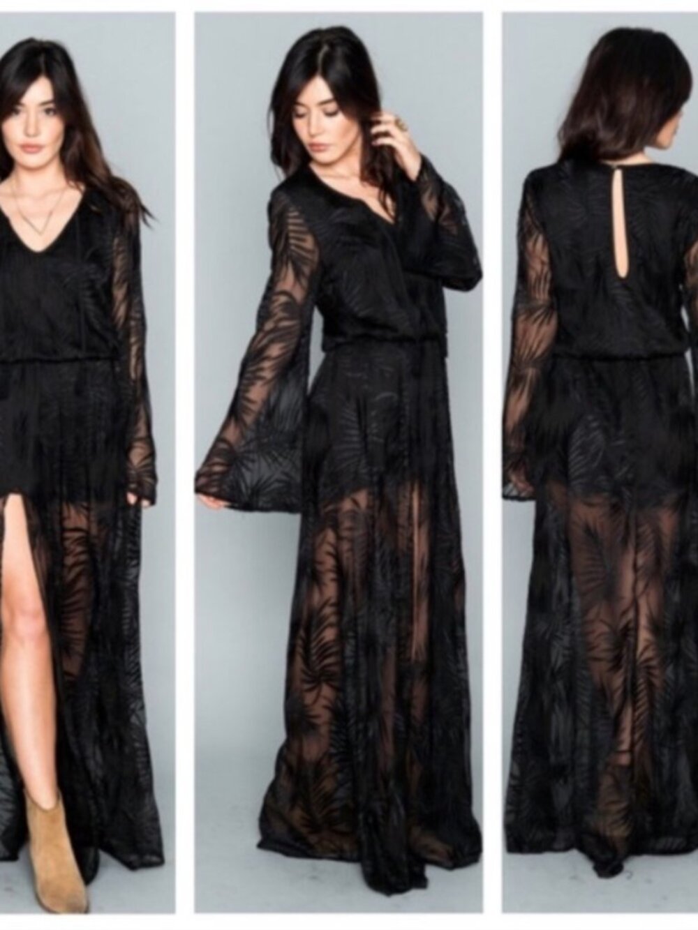 Show Me Your Mumu Juliet Maxi Dress in Leafy Luxe